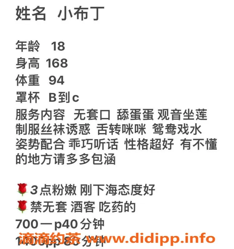 东莞楼凤-南城小布丁，独特体验只需700元