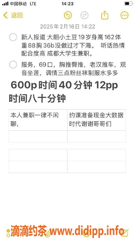 东莞楼凤-大朗小土豆，服务多样，价格实惠！