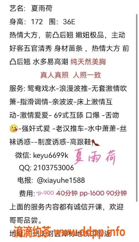 广州楼凤资源信息,广州天河夏雨荷，900元起服务细致