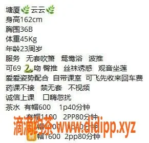 东莞楼凤-塘厦云云，PP/600，服务一流