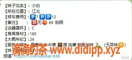 惠州楼凤-江北小白，24岁C罩杯，课时700起