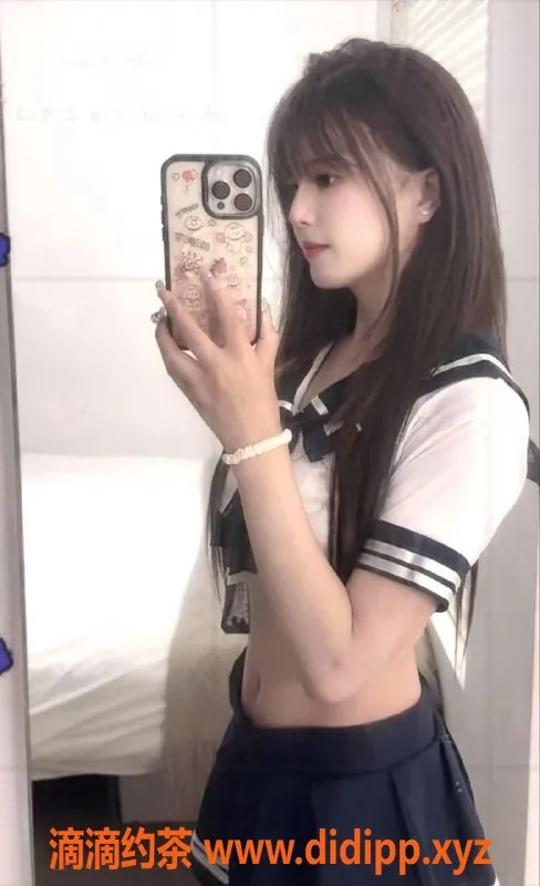 无锡楼凤-梁溪橘子公寓JK少女，高挑白皙可调情