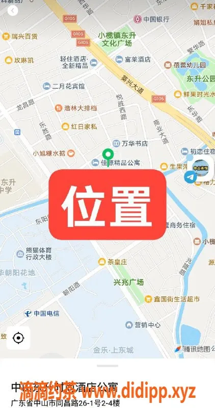 中山楼凤-东升时尚酒店公寓16岁女伴，400元快餐等你体验