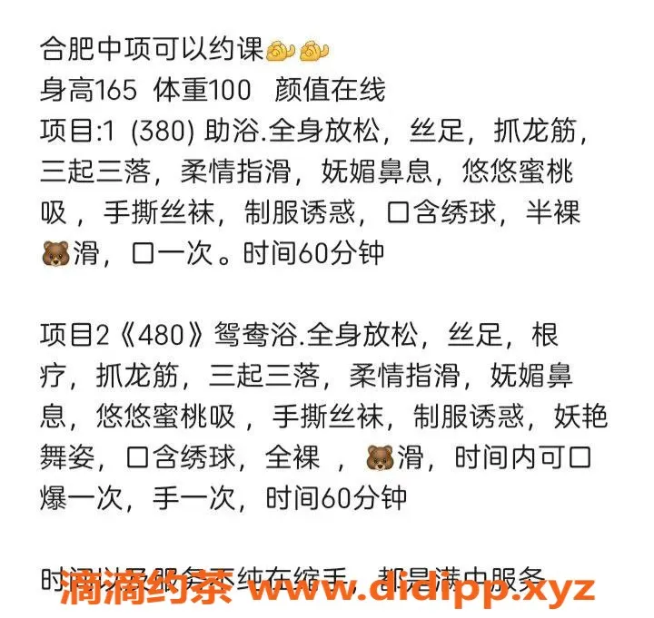 合肥楼凤-蜀山区半亩花田中项，380元优质服务