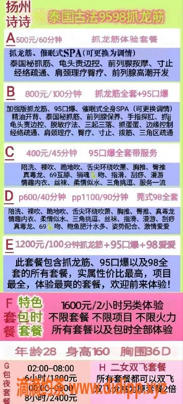 扬州楼凤-扬州广陵 诗诗 颜值9 体型优服务好