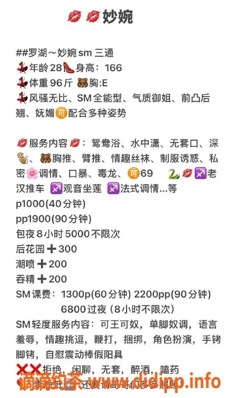 深圳楼凤-罗湖妙婉：诱惑的情趣服务，价格亲民