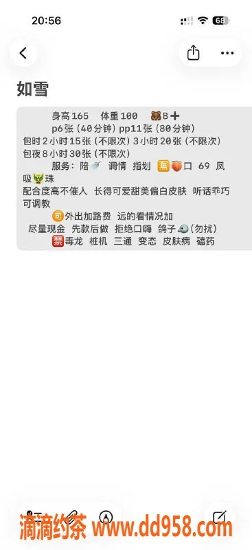 沈阳楼凤-中山区如雪：高颜值小姐姐，服务超赞！