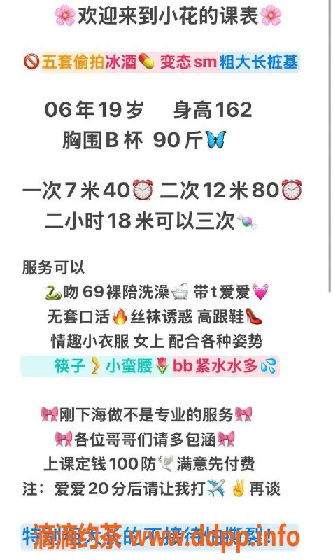 沈阳楼凤-中山区小花，颜值高，服务佳，课费700起