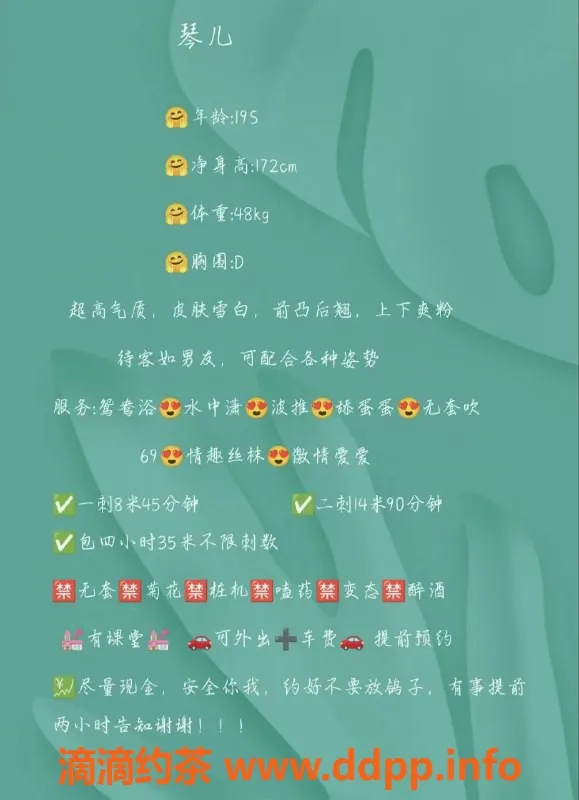 中山楼凤-琴儿专业服务，石岐地区新星