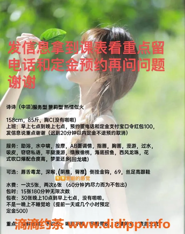 成都楼凤-青羊区诗诗，身高187，服务车、半套车可选