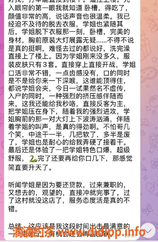 重庆楼凤-南岸学姐工兵报告，实用参考