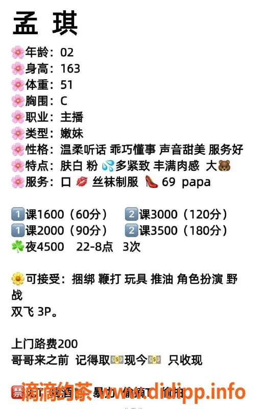 北京上门服务-朝阳孟琪，163cm，51kg，千元档SM双飞服务